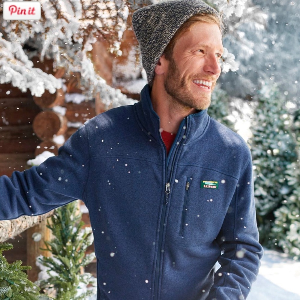 L.L.Bean Dark Blue Sweater
Fleece Full-Zip Jacket